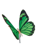 näve Solarleuchte "Schmetterling" in grün - (L)85 cm x (B)15 cm x (H)85 cm