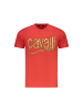 cavalli CLASS Rot Baumwolle Herren T-Shirt