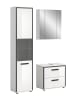 ebuy24 Badmöbelset Kojak Weiß 115 x 37 cm