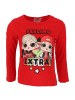COFI 1453 Surprise Langarmshirt Stylisches und komfortables Shirt Mädchen in Rot, Grau