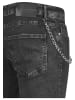 2Y Premium Tapered Jeans in black