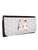 Mr. & Mrs. Panda Damen Geldbörse Pinguin Heirat ohne Spruch in Grau Pastell