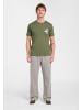Hummel T-Shirt Hmlpulse Lebensstil Herren in WHITE/GREEN