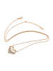 faina Women Charm Necklace in Rose Gold