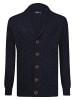 JIMMY SANDERS Knopf-Strickjacke in navy
