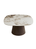 Signature Tisch ALESSANDRA in Braun - (W)45  x (H)90  x (L)90 cm
