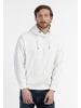DreiMaster Herren Kapuzensweater in Wollweiss