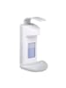 relaxdays Desinfektionsspender in Weiß - 500 ml