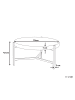Beliani Couchtisch BONITA in Grau - (W) 70 x (H) 42 x (L) 70 cm