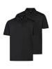 Ragman Poloshirt Basic in Schwarz