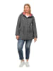 Ulla Popken Softshelljacke in dunkelgrau melange