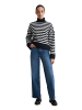 Marc O'Polo Gestreiftes Sweatshirt relaxed in Dark Blue