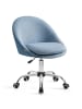 SONGMICS Bürostuhl Lenna in blau - (B)60 x (H)(80-90) x (T)60 cm