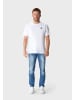 OLDSKULL T-Shirt Asian Blossom Warrior Graphic in White