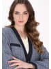 DreiMaster Women Coat in navy glitter