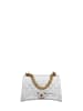 Marc Ellis Handtasche in LIGHT GRAY AND BRASS