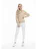DreiMaster Damen Kapuzenpullover in Beige