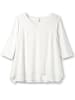 sheego 3/4-Arm-Shirt in offwhite