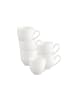 Villeroy & Boch 6er Set Espressotassen White Pearl in Weiß 70 ml in weiß