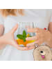 Mr. & Mrs. Panda Whiskeyglas Turteltauben Liebe ohne Spruch in Transparent