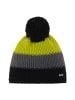 Eisbär Bommelmütze Star Pompon in Lime-Schwarz