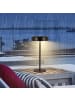 ZMH Tischleuchte LED Solarenergie in schwarz 3600mhA Touch Dimmbar mit USB Akku