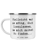 Mr. & Mrs. Panda Kaffeepott Spruch Liebeskummer Selbstfindung mi... in Weiß