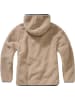 Brandit Fleecejacke/Fleecepullover "Women Teddyfleece Jacket Hooded" in Braun