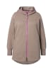 LAURASØN Sweatjacke in blassbraun