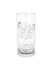 Mr. & Mrs. Panda Wasserglas Schmetterling Zitronenfalter mit Spruch in Transparent