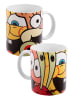 United Labels Spongebob  - Allover - Kaffeetasse aus Keramik 320 ml in Mehrfarbig
