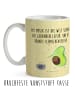 Mr. & Mrs. Panda Kaffeetasse Avocado Tanzen mit Spruch in Gelb Pastell