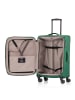 Pack Easy GoUp 4 Rollen Trolley M 65 cm mit Dehnfalte grün