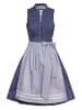 MarJo Dirndl MIRIAM in blau-grau