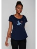 GreenBomb Cool Animal Goose Family in Marineblau
