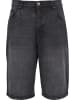 Urban Classics Jeans Shorts in black washed