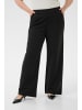 KAFFE curve Casual Hose KChalley Regular fit in Black Deep