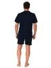 NORMANN kurzarm Schlafanzug Shorty Pyjama - 80483 in navy