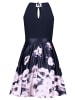 Vera Mont Cocktailkleid mit Blumenprint in Dark Blue/Rosé