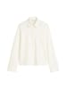 Marc O'Polo Jerseybluse regular in white cotton