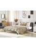 Beliani Doppelbett CLAMART in Schwarz/Grau - (W) 187 x (H) 85 x (L) 210 cm