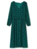 sheego by Joe Browns Chiffonkleid in grün-blau