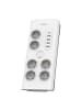 Philips Philips Verlängerungskabel SCHUKO 6 Steckdosen + 5 USB 2 m Weiß 1