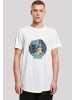 F4NT4STIC Long Cut T-Shirt 'Star Wars Classic Vintage Logo' in weiß