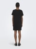ONLY Shirtkleid Maxi Print Kurzarm Sommer Dress in Schwarz-2