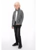 DreiMaster Maritim Jungen (Kids) Fleecejacke in Grau Melange