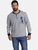 Jan Vanderstorm Sweatshirt ODALFRIED in grau gestreift