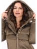 faina Women Jacket in brown bronze