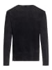 King Kerosin King Kerosin Acid washed Longsleeve Road Runners in schwarz