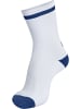 Hummel Hummel Low Socken Elite Indoor Multisport Erwachsene Schnelltrocknend in WHITE/TRUE BLUE